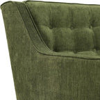 Poly & BARK Gus Lounge Chair in Distressed Green Velvet