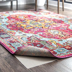 nuLOOM 10' x 14' Non-Slip Gripper Rug Pad, Cushioned for Comfort & Floor Protection, Skid Resistant Pads for Hard Floors Under Carpet Mat Cushion, Customizable Protection
