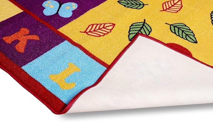 Furnish my Place 740 ABC with Numbers ABC Area Rug for Kids | Educational Alphabet Letter & Numbers | Nurseries Kindergarten | Play Area | Multicolor (4'4"x6'9")