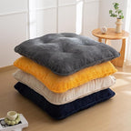 35" Washable Floor Pillow Cushion for Adults, Meditation Cushion Pillow, Extra Large Square Floor Sitting, Removable Tufted Corduroy Cover, for Tatami Living Room or Yoga, Orange, Machine Washable