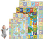 Upgrade Ultra Non Slip Kids ABC Rug for Kids Playroom, 4x7 Washable Alphabet Educational Learning Play Mat for Toddlers Baby, Colorful Carpet with Animals for Nursery, Classroom & Bedroom, 48"x80"
