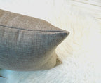 Aiking Home Woven Fine Faux Linen Throw Pillow Cover, Size 18"x18", Wheat
