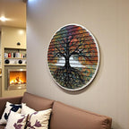 Tree Of Life, Carved Wood Wall Art, 3D Wall Decor, Home Decor, Housewarming Gift, Wall Hangings, Round Wall Art, Wooden Wall Decor,Home Art, Home Decor