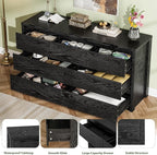 GarveeHome 7 Drawer Dresser for Bedroom, Wide Modern Chest of Drawers, Large Wood Dresser Wooden Storage Organizer for Living Room, Hallway Entryway
