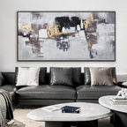 Wall Art Wall Decor Bedroom Pictures Artwork Abstract Wall Art Black And Gold Artwork Large Size Modern Painting Wall Decoration Pictures For Living Room Home Kitchen Office 30x60 Inch