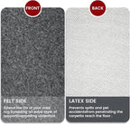 Waterproof Rug Pad, 7x9 ft Area Rug Non-Slip Carpet Pad, 1/4" Thick Non-Slip Rug Pads for All Floors and Finishes, Felt Pad for Hardwood Floors, Keeps Carpets in Place Soft and Safe