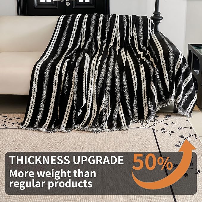 HAOMAIJIA Non Slip Couch Cover Sofa Covers for 3 Cushion Couch Washable sectional Couch Covers for Dogs pet Furniture Protector Couch Cover Blanket for Living Room (TM-Black, 71"x134")