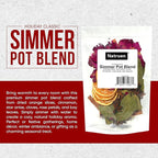 Holiday Simmer Pot Blend Kit – Rose Petals, Orange Slices, Star Anise, Clove, Cinnamon& Bay Leaves – Romantic Rose & Citrus for a Love-Filled Home, Stovetop Potpourri Mix