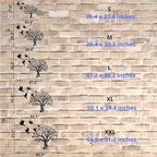 Vailla Tree of Life Wall Art Decor Set of 3 Wall Hanging Sculpture Modern Wall Home Decoration 3D Textured Sculptures for Living Room Bedroom Office Dinnig Room 3 Panels Family Tree Wall Hangings