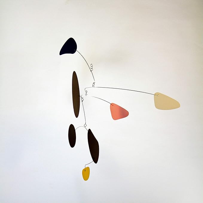 Blue Moon Rising - Hanging Art Mobile | Midcentury Modern Hanging Mobile | Handmade in Portland, OR, by Mark Leary