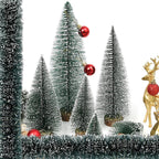 Suitable for All Your Christmas DIY, The Village Series Flexible Sisal Hedge, Can Be Shaped to Suit Your Landscape, 12 inches Long?One Pack of Four