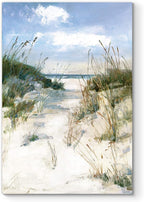 Renditions Gallery Nature Canvas Wall Art Modern Paintings Decorations Sunny Tropical Ocean Romantic Abstract Wall Hanging Artwork Prints for Bedroom Living Room Kitchen - 32"x48" LT06
