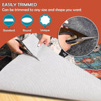 Waterproof Rug Pad, Thick 8x10 Ft Under Area Rug Carpet Pad, Non Slip Rug Pads for All Floors and Hardwood Floors Finishes, Keep Carpets in Place Soft and Prevent Rug from Wrinkling or Buckling