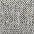 SIMPLIHOME Nate Square Pouf - 20 inch Wide Upholstered Handwoven Cotton Ottoman in Patterned Grey Melange, Boho Footstool or Extra Seating for Living Room with Artisanal Texture, Assembled