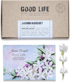 Good Life Jasmin Bouquet Scented Sachets | Designed and Manufactured in New Zealand | 12 Sachets