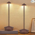 Portable Led Cordless Lamp Table Light 2 Pack, Rechargeable 6000mAh Battery Outdoor Table Lamp for Dinning Restaurant Patio Bedroom Camping, IP54 Waterproof, Dimmable