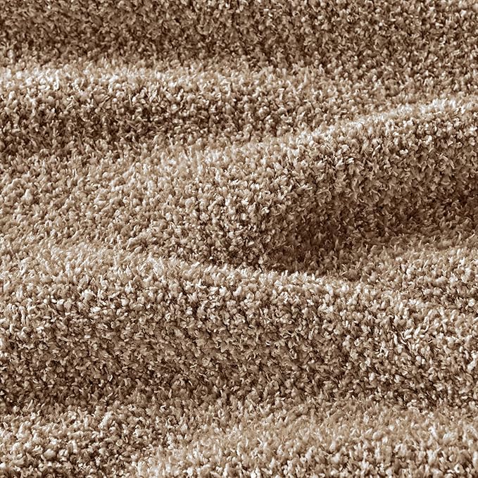 CozeCube Super Soft Fullfy Microfiber Reversible Knitted Blankets, Warm Cozy Fuzzy Plush Throw, Dark Brown and White Melange Throw Blanket for Couch Bed Sofa, 50" x 60"