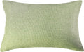 Aiking Home Woven Fine Faux Linen Throw Pillow Cover, Size 12"x18", Moss