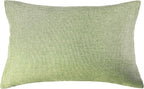 Aiking Home Woven Fine Faux Linen Throw Pillow Cover, Size 12"x18", Moss