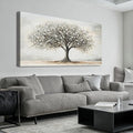 AIXMGSJS Canvas Wall Art Decor Tree of Life Wall Art Modern Large Black and White Wall Art Prints Canvas Art Decor Large Artwork for Walls Pictures for Living Room Home Office Wall Decor 29"X58"