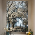 Renditions Gallery Canvas Nature Wall Art Modern Paintings & Prints Decor Romantic Secretive Forest Path Glam Artwork Wall Hanging for Bedroom Living Room Office Kitchen - 18"x27" LT06