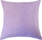 Aiking Home Woven Fine Faux Linen Throw Pillow Cover, Size 18"x18", Lavender