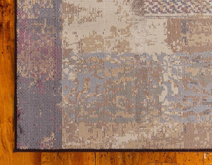 Unique Loom Barista Collection Area Rug - Arusha (2' 2" x 3' 1" Rectangle, Beige/ Black)