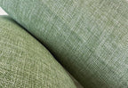 Aiking Home Woven Fine Faux Linen Throw Pillow Cover, Size 14"x26", Moss
