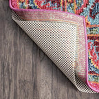 nuLOOM 2' x 8' Non-Slip Gripper Rug Pad, Cushioned for Comfort & Floor Protection, Skid Resistant Pads for Hard Floors Under Carpet Mat Cushion, Customizable Protection