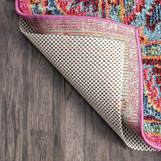 nuLOOM 10' x 14' Non-Slip Gripper Rug Pad, Cushioned for Comfort & Floor Protection, Skid Resistant Pads for Hard Floors Under Carpet Mat Cushion, Customizable Protection