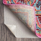 nuLOOM 8' x 10' Non-Slip Gripper Rug Pad, Cushioned for Comfort & Floor Protection, Skid Resistant Pads for Hard Floors Under Carpet Mat Cushion, Customizable Protection