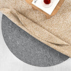 Anji Mountain 6' x 6' Round Non Slip Rug Pad Gripper for Area Rugs-Rug Gripper Pad Keeps Rugs Safe in Place Cushioning Under Rug Floor Protector for Hardwood & Tile Floors-Anti Skid Under Carpet Mat