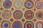 Scalloped Natural Chindi Cotton and Jute Rug, Hand Woven Runner Area Rug, 5x10 Ft Beige & Multicolor Braided Kilim Rugs for Living Room, Kitchen, Entryway, Farmhouse