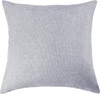Aiking Home Woven Fine Faux Linen Throw Pillow Cover, Size 18"x18", Light Grey