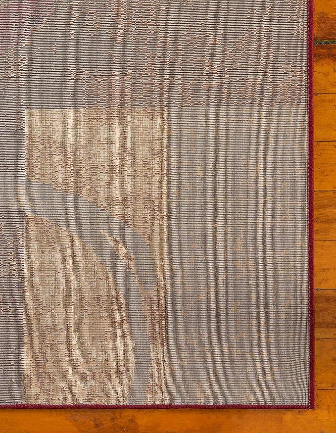 Unique Loom Barista Collection Area Rug - Kouillou (10' x 14' 1" Rectangle, Multi/ Brown)
