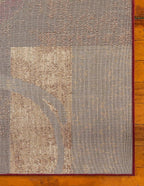 Unique Loom Barista Collection Area Rug - Kouillou (2' x 8' Runner, Multi/ Brown)
