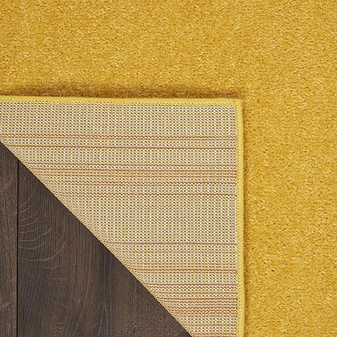 Nourison Home Nourison Essentials Yellow 10' x 14' Area Rug - Easy Clean, Non Shedding, Bed Room, Living Room, Dining Room, Kitchen (10' x 14')