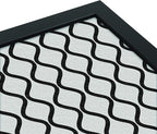 ArtToFrames PinPix 12x36 Inch Custom Cork Bulletin Board. This Waves in Black and White Pin Board Has a Fabric Style Canvas Finish, in a Satin Black Frame (PinPix-194-12x36_FRBW26079)