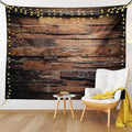 Ambesonne Chocolate Tapestry, Rough Dark Timber Texture Image Rustic Country Theme Hardwood Carpentry, Fabric Wall Hanging Decor for Bedroom Living Room Dorm, 45" X 30", Brown Dark Brown