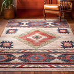 Well Woven Lizette Cream Traditional Medallion Area Rug 9x13 (9'3" x 12'6")