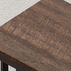 ChooChoo Mission Coffee Table, Wood Living Room Table with Shelf, 47 inch, Espresso