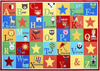 Furnish my Place 745 ABC with Animal ABC Area Rug for Kids | Educational Alphabet | Animals Children Rug | Contemporary Design | Multicolor (7'10"x11')