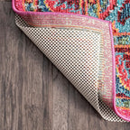 nuLOOM 9' x 12' Non-Slip Gripper Rug Pad, Cushioned for Comfort & Floor Protection, Skid Resistant Pads for Hard Floors Under Carpet Mat Cushion, Customizable Protection