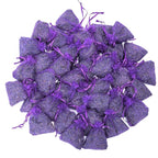 French Lavender Sachets for Drawers and Closets Fresh Scents, Set of 36, Home Fragrance Sachet for Closets and Drawers, Purple, LV-C-36-1