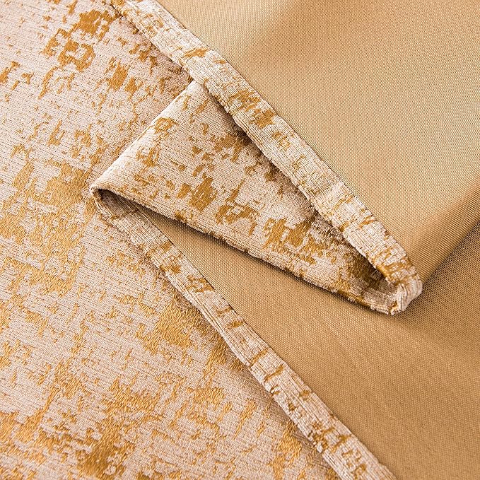 OSVINO Solid Color Chenille Soft No Fading Modern Bed Runner Bedding Scarf Protection, Gold, 210X50cm for 150cm Bed