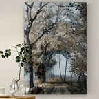Renditions Gallery Canvas Nature Wall Art Modern Paintings & Prints Decor Romantic Secretive Forest Path Glam Artwork Wall Hanging for Bedroom Living Room Office Kitchen - 18"x27" LT06