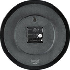 Bernhard Products Black Wall Clocks, 2 Pack Silent Non Ticking 10 Inch Quality Quartz Battery Operated Round Easy to Read Home/Office/School Clock